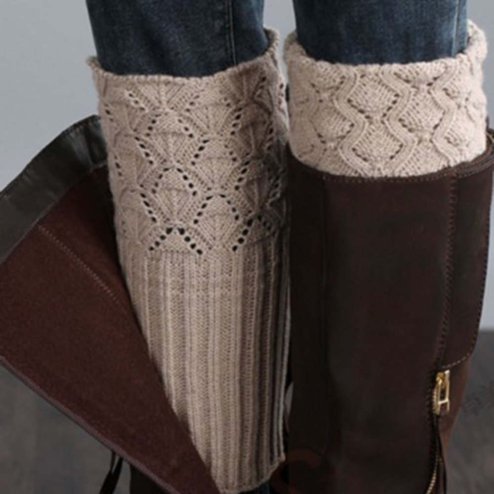 Knit Boot Cuffs  *ALL ITEMS ARE NEW FROM MY CLOSED BOUTIQUE* #8790